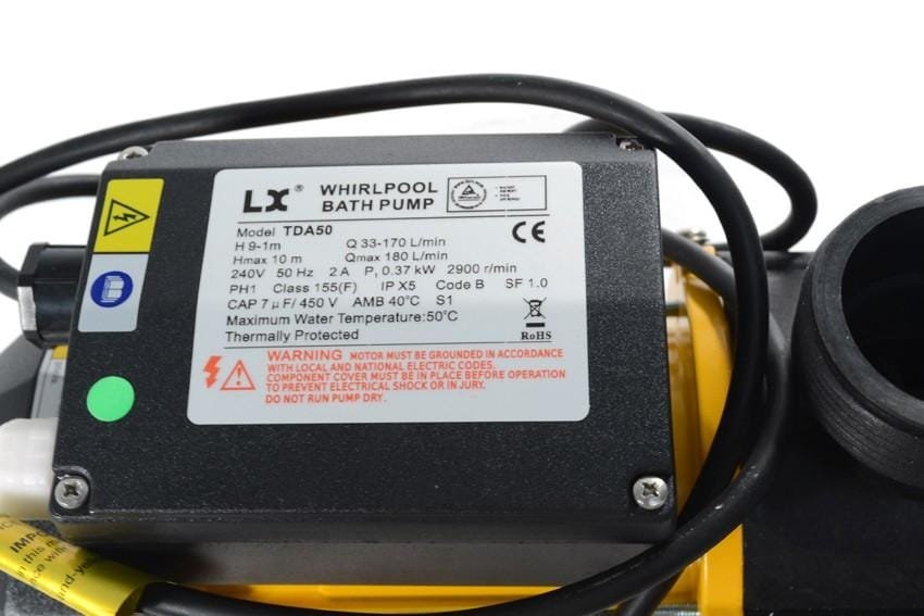 LX TDA50 Spa Circulatiepomp 0,5 PK - Afbeelding 2