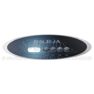 Balboa Duplex VL260 Overlay, 4 knoppen 1p + Air bedieningspaneel sticker