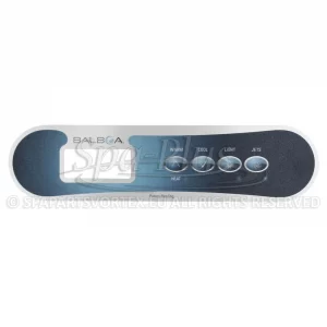 Balboa TP TP400 Overlay, 4 knoppen 1 Pump bedieningspaneel sticker