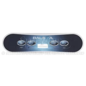Balboa Duplex VL400 Overlay, 4 knoppen bedieningspaneel sticker