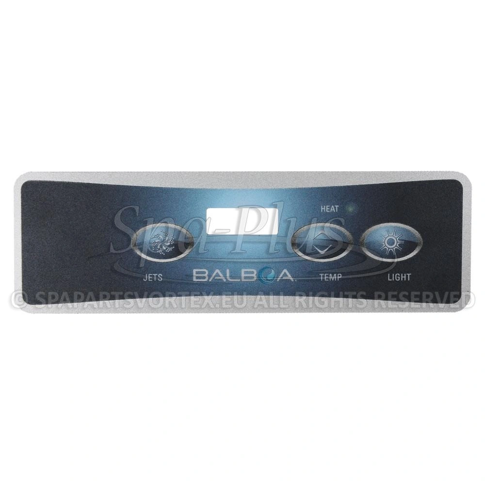 Balboa Duplex VL401 Overlay, 3 knoppen 1p No Air bedieningspaneel sticker