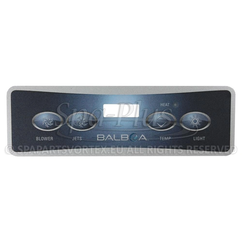 Balboa Duplex VL401 Overlay, 4 knoppen 1p + Air bedieningspaneel sticker