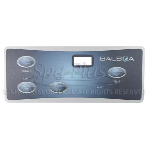 Balboa Duplex VL402 Overlay, 4 knoppen 1p + Air bedieningspaneel sticker