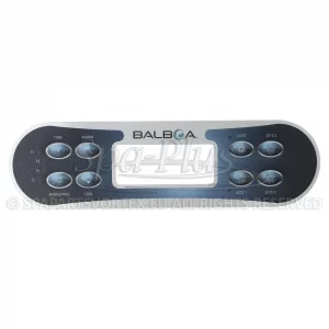 Balboa ML-serie ML700 Overlay, 8 knoppen 3p No Air bedieningspaneel sticker