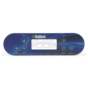 Balboa Serial Standard VL700S Overlay, 6 knoppen 2p No Air bedieningspaneel sticker