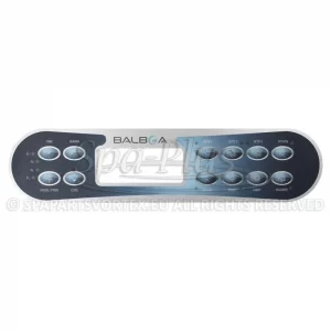 Balboa ML-serie ML900 Overlay, 12 knoppen 3p + Air bedieningspaneel sticker