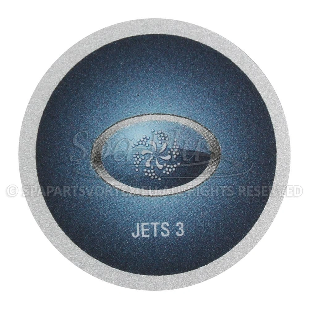 Balboa Extra AX10 Overlay Jets 3 bedieningspaneel sticker