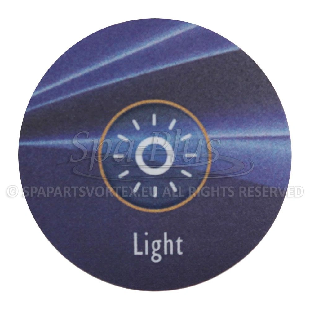 Balboa Extra AX10 Overlay Light bedieningspaneel sticker