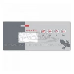 Gecko TSC-19-GE1 bedieningspaneel sticker