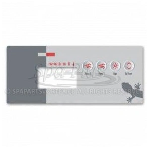 Gecko TSC-19-GE2 bedieningspaneel sticker