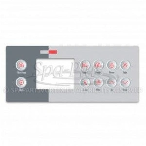 Gecko TSC-4 10key-GE1 bedieningspaneel sticker