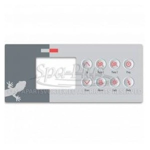 Gecko TSC-4 8keys-GE1 bedieningspaneel sticker