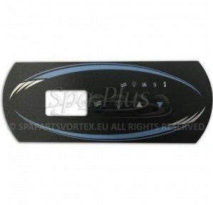 Gecko TSC-91 bedieningspaneel sticker