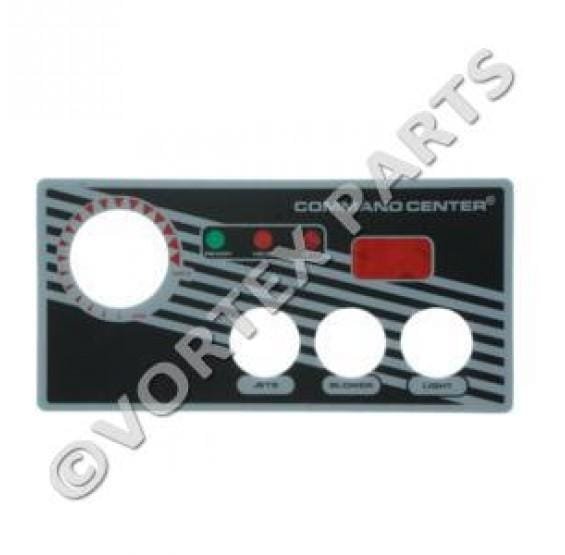 Tecmark Pneumatisch Besturingssysteem sticker (3 knoppen)