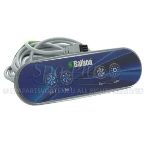 Balboa AX40 Aux Spa Bedieningspaneel (Jets 1, Jets 2, Blower, Licht)