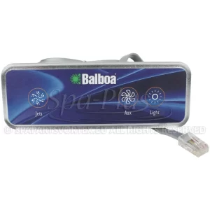 Balboa VX40S Aux Spa Bedieningspaneel (Jets 1, Blower, Licht)
