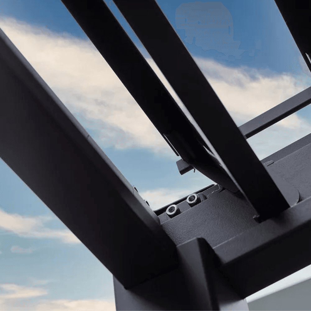 Mirador Overkapping 3 x 3 Meter Zwart - Afbeelding 4