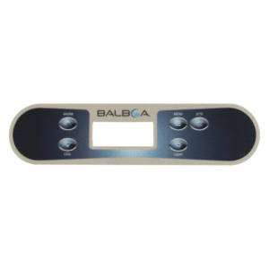Balboa TP540 Overlay, 5 knoppen 1 Pump bedieningspaneel sticker
