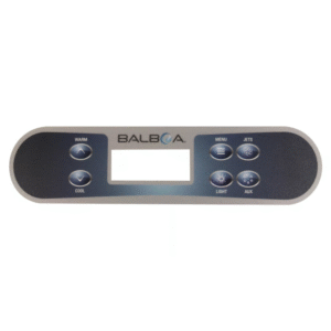 Balboa TP540 Overlay, 6 knoppen 1 Pump + Aux bedieningspaneel sticker