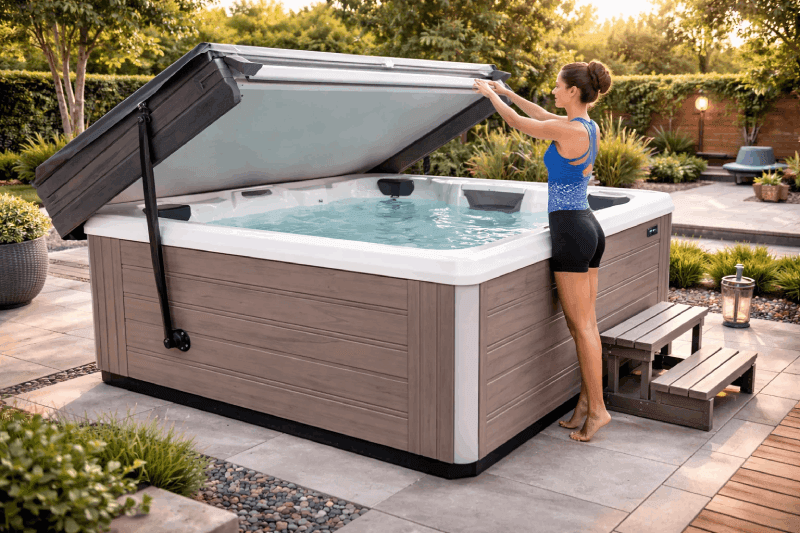 Spa met Cover en Coverlifter Spa met Cover en Coverlifter