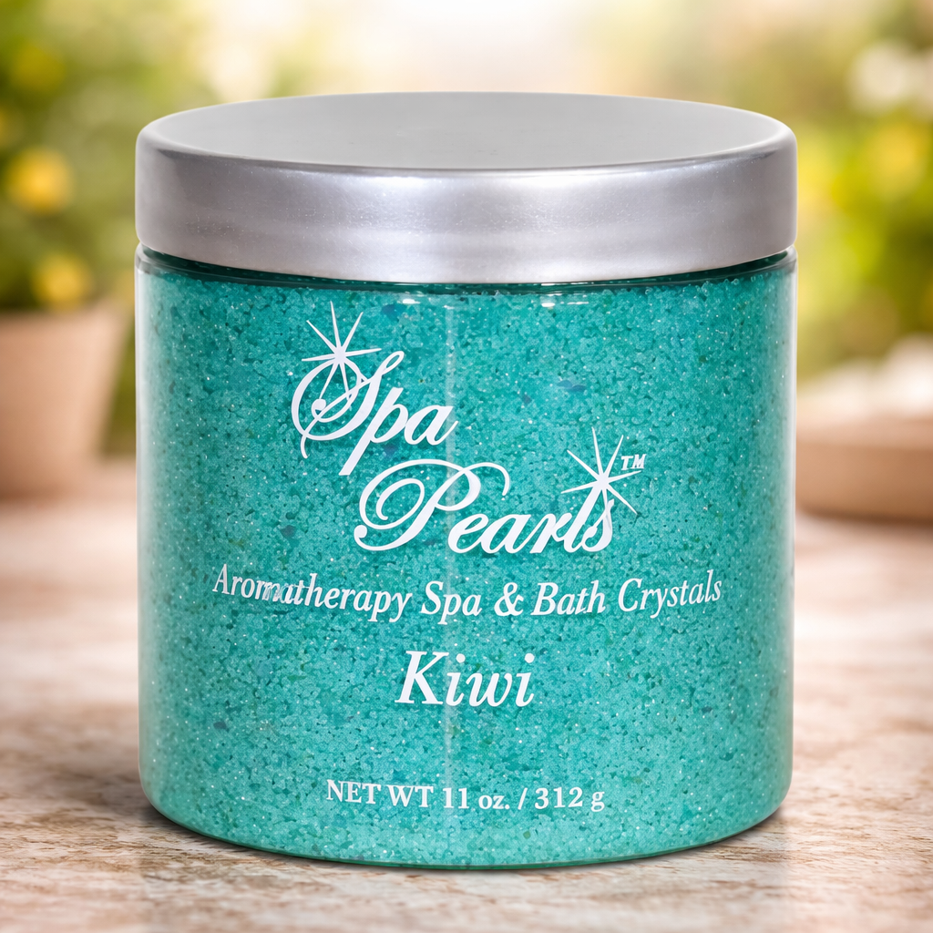 Kiwi aromatherapie badkristallen Aromatherapie voor in de jacuzzi